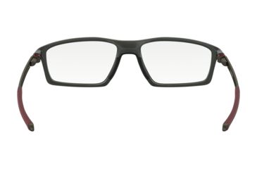 Image of Oakley CHAMBER OX8138 Eyeglass Frames 813803-53 - Polished Grey Smoke Frame, Clear Lenses