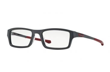 Image of Oakley Chamfer Mens Eyeglasses 803903-49 - Satin Pavement Frame