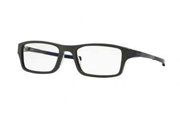 Image of Oakley Chamfer Mens Eyeglasses 803905-53 - Pavement/navy Frame