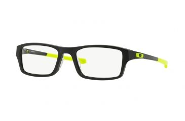 Image of Oakley Chamfer Mens Eyeglasses 803906-49 - Satin Black/Retina Burn Frame
