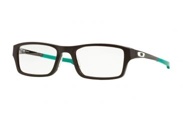 Image of Oakley Chamfer Mens Eyeglasses 803908-51 - Brownstone/Sea Foam Frame, Clear Lenses