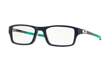 Image of Oakley Chamfer Mens Eyeglasses 803910-51 - Universe Blue/sea Foam Frame, Clear Lenses