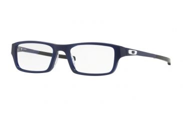 Image of Oakley Chamfer Mens Eyeglasses 803914-53 - Polished Blue Ice Frame, Clear Lenses