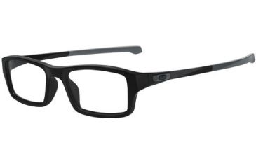 Image of Oakley Chamfer Mens Eyeglasses, Satin Black Frame, 51mm OX8039-0151