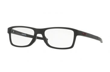 Image of Oakley CHAMFER MNP OX8089 Single Vision Prescription Eyeglasses 808901-52 - Satin Black Frame