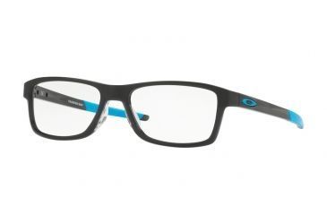 Image of Oakley CHAMFER MNP OX8089 Single Vision Prescription Eyeglasses 808902-52 - Polished Black Ink Frame
