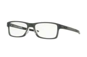 Image of Oakley CHAMFER MNP OX8089 Single Vision Prescription Eyeglasses 808903-52 - Satin Grey Smoke Frame