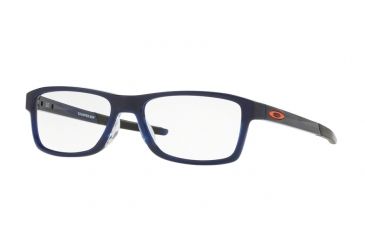 Image of Oakley CHAMFER MNP OX8089 Single Vision Prescription Eyeglasses 808904-56 - Polished Blue Ice Frame