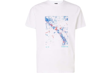 Image of Oakley City Short Sleeve Tee - Men's, White, Extra Small, 457877-100-XS