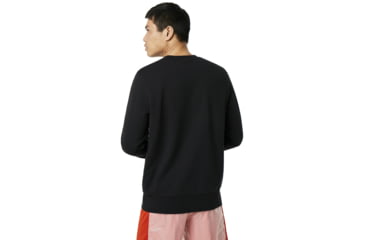 Image of Oakley Clean Logo Crew Fleece - Mens, Blackout, Medium, 472476-02E-M