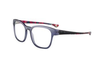 Image of Oakley Cloverleaf 55mm Navy Crazy Men's Eyeglass Frames w/ Blank Lenses OX1078-0555