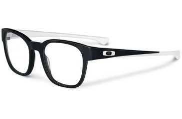 Image of Oakley Cloverleaf Eyeglasses - Satin Black/White Frame OX1078-0851