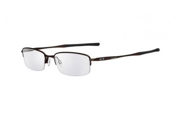 Image of Oakley Clubface Men S Polished Brown Eyeglass Frames W Blank Lenses Ox3102 0254