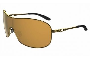 Image of Oakley Collected Sunglasses, Tungsten Iridium Lens, Polished Gold Frame OO4078-01