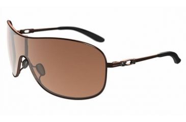 Image of Oakley Collected Sunglasses, VR50 Brown Gradient Lens, Rose Gold Frame OO4078-02