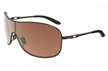 Image of Oakley Collected Sunglasses, Dark Brown Gradient Lens, Polished Chocolate Frame OO4078-03