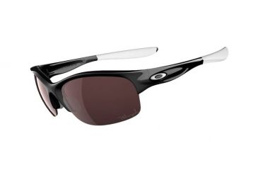 Image of Oakley Commit SQ Womens Sunglasses, Polished Black Frame, OO Grey Polarized Lens 03-799