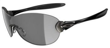 Image of Oakley Compulsive Polished Black Frame w/ Grey Lenses Sunglasses 05-352