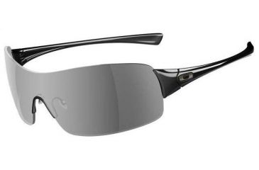 Image of Oakley Conduct Squared Polished Black Frame w/ Black Iridium Lenses Sunglasses OO9121-01