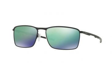 Image of Oakley CONDUCTOR 6 OO4106 Single Vision Prescription Sunglasses OO4106-410608-58 - Lens Diameter 58 mm, Frame Color Matte Black