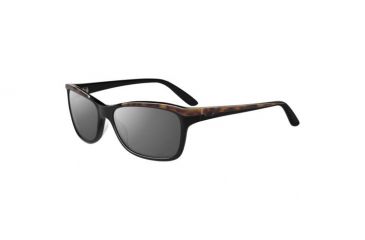 Image of Oakley Confront Black Tortoise Frame w/ Grey Polarized Lenses Women's Sunglasses OO2024-06