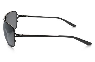 Image of Oakley Conquest Sunglasses Polished Black/Black Frame, Black Iridium Polarized Lens-OO4101-04