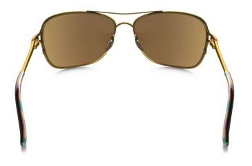 Image of Oakley Conquest Sunglasses Satin Gold/Iris Frame, Tungsten Iridium Lens-OO4101-03