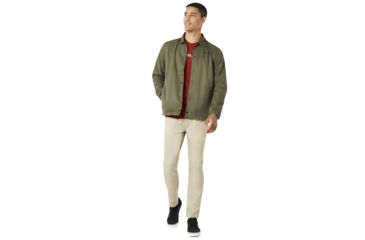 Image of Oakley Cotton Icon Coach Jacket - Mens, Forged Iron, Large 412565-24J-L