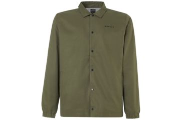 Image of Oakley Cotton Icon Coach Jacket - Mens, Forged Iron, Large 412565-24J-L