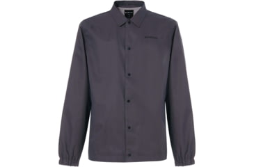 Image of Oakley Cotton Icon Coach Jacket - Mens, Forged Iron, Medium, 412565-24J-M