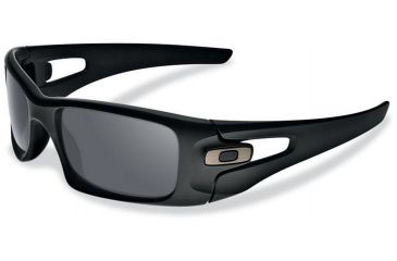 Image of Oakley Crankcase Sunglasses, Matte Black Frame, Grey Lens OO9165-12