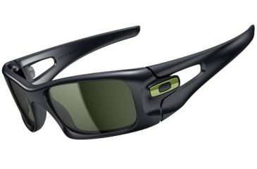 Image of Oakley Crankcase Sunglasses - Steel Frame and Dark Grey Lens OO9165-14