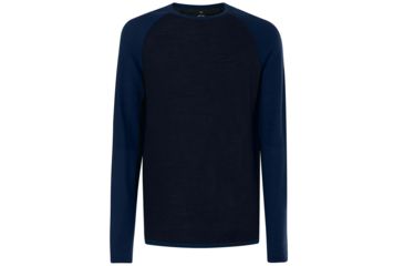 Image of Oakley Crew Neck Engineered Knit - Mens, Fathom, 2XL, 434242-6AC-XXL