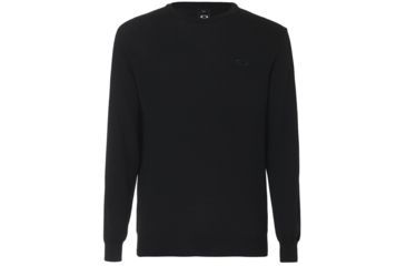 Image of Oakley Crew Neck Knit - Mens, Blackout, Large 434240-02E-L