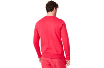Image of Oakley Crew Neck Logo Stretch Sweater - Mens, Virtual Pink, Large, 472555-89D-L