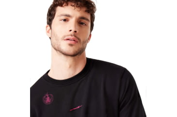 Image of Oakley Crew Neck Medusa Sweater - Mens, Virtual Pink, Medium, 461780-89D-M