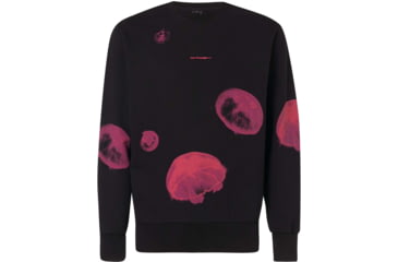 Image of Oakley Crew Neck Medusa Sweater - Mens, Virtual Pink, Medium, 461780-89D-M