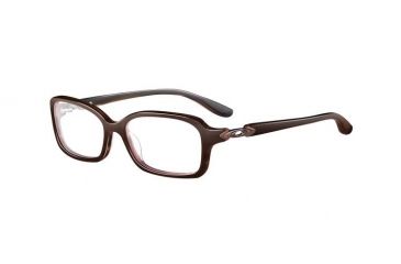 Image of Oakley Crimp Eyeglasses Frame, Size 53 - Brown Marble OX1070-0453