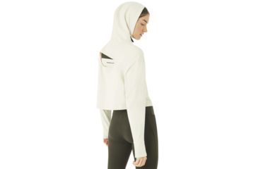 Image of Oakley Crop Fleece Hoodie - Womens, Winter Grey, Small 561324-23N-S