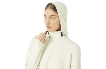 Image of Oakley Crop Fleece Hoodie - Womens, Winter Grey, Small 561324-23N-S