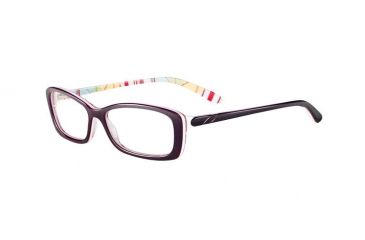 Image of Oakley Cross Court Eyeglasses Frame, Size 53 - Purple Plaid OX1071-0253