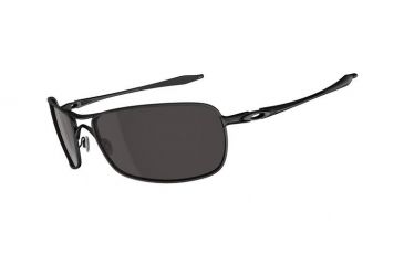 Image of Oakley Crosshair 2.0 Sunglasses, Matte Black Frame, Warm Grey Lens OO4044-04