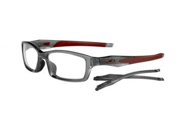 Image of Oakley Crosslink 53mm Grey Smoke/Team Cardinal Eyeglass Frames w/ Blank Lenses OX8027-0653
