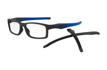 Image of Oakley CROSSLINK A MNP OX8141 Eyeglass Frames 814107-56 - Steel Frame, Clear Lenses