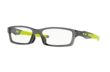 Image of Oakley CROSSLINK A OX8118 Bifocal Prescription Eyeglasses 811802-56 - Polished Grey Smoke Frame