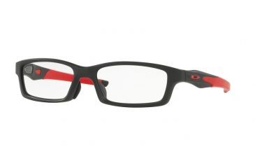 Image of Oakley CROSSLINK A OX8118 Bifocal Prescription Eyeglasses 811804-56 - Satin Black Frame