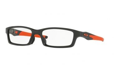 Image of Oakley CROSSLINK A OX8118 Bifocal Prescription Eyeglasses 811805-56 - Polished Black Frame