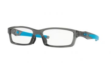 Image of Oakley CROSSLINK A OX8118 Bifocal Prescription Eyeglasses 811806-56 - Polished Grey Smoke Frame
