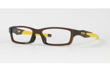 Image of Oakley CROSSLINK ASIAN OX8029 Bifocal Prescription Eyeglasses 802912-53 - Bark/Lemon Peel Frame