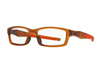 Image of Oakley Crosslink Eyeglasses 802703-53 - Satin Rootbeer Frame